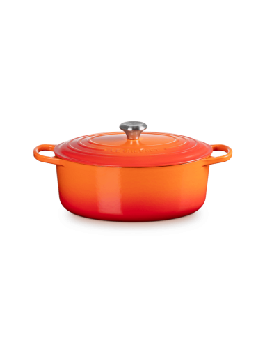 Cocotte Ovale En Fonte Emaillée 31cm Volcanique
