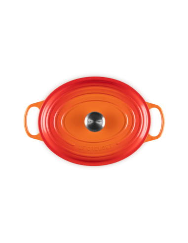 Cocotte Ovale En Fonte Emaillée 31cm Volcanique