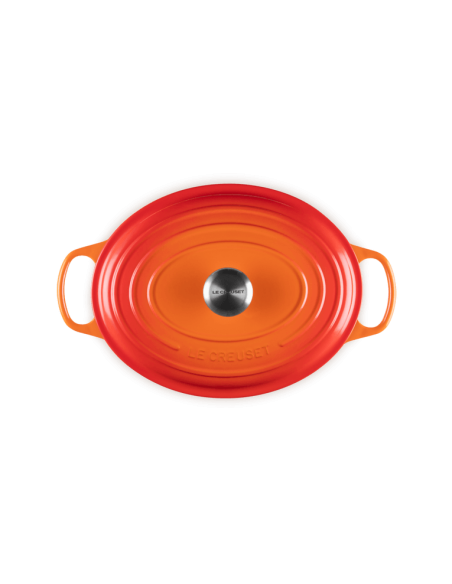 Cocotte Ovale En Fonte Emaillée 31cm Volcanique