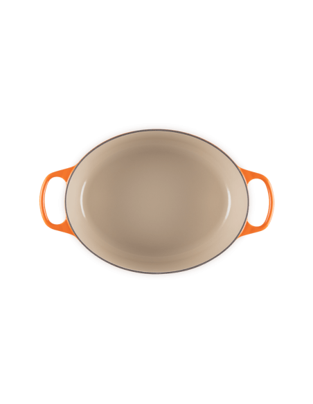 Cocotte Ovale En Fonte Emaillée 31cm Volcanique