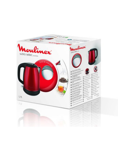 Bouilloire Subito Select 2400W 1.7L Rouge