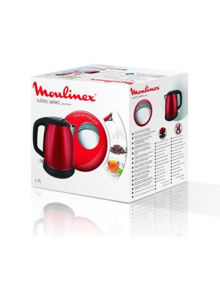 Bouilloire Subito Select 2400W 1.7L Rouge