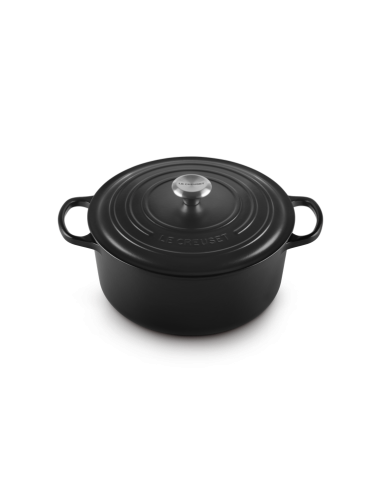 Cocotte Ronde En Fonte Emaillée 28cm Cerise