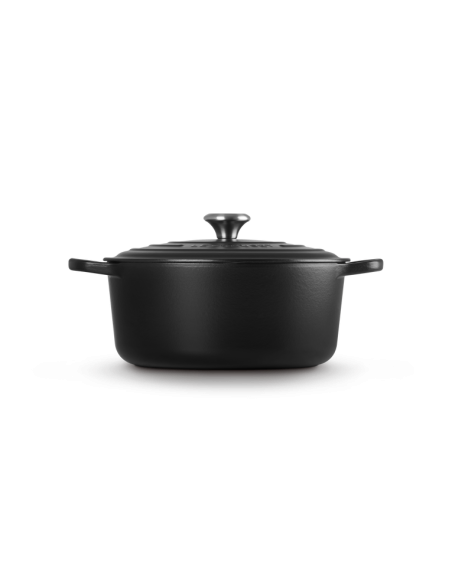 Cocotte Ronde En Fonte Emaillée 28cm Cerise