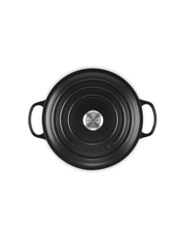 Cocotte Ronde En Fonte Emaillée 28cm Cerise