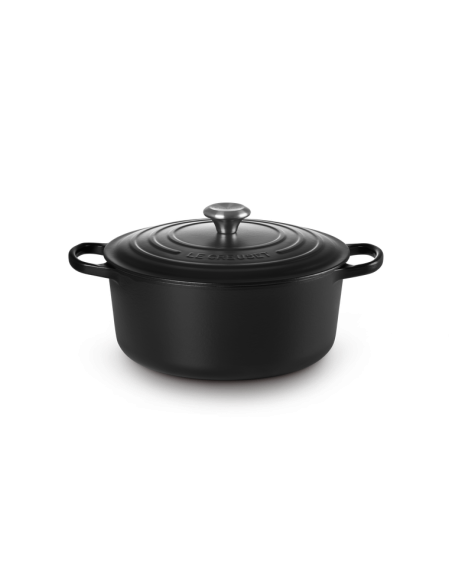 Cocotte Ronde En Fonte Emaillée 28cm Cerise