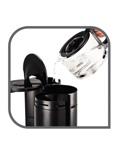 Cafetière Uno 12 Tasses Noir