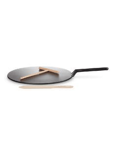 Grande Crêpière En Fonte Emaillée 32cm Noir