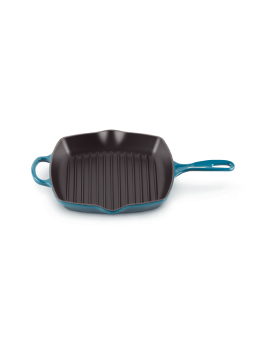Skillet Carré En Fonte Emaillée 26cm Deep Teal