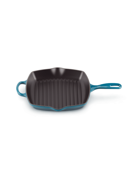 Skillet Carré En Fonte Emaillée 26cm Deep Teal