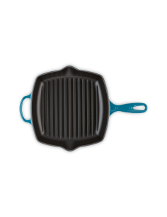 Skillet Carré En Fonte Emaillée 26cm Deep Teal 2