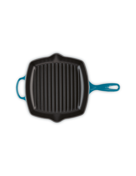 Skillet Carré En Fonte Emaillée 26cm Deep Teal