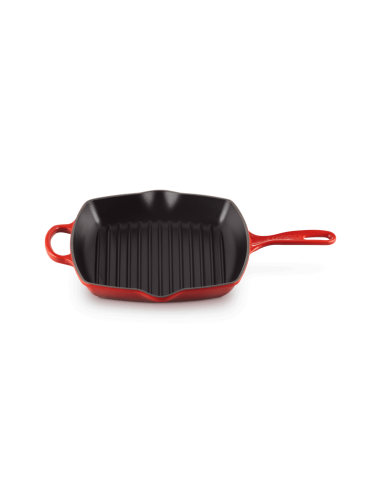 Skillet Carré En Fonte Emaillée 26cm Cerise