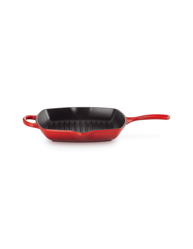 Skillet Carré En Fonte Emaillée 26cm Cerise