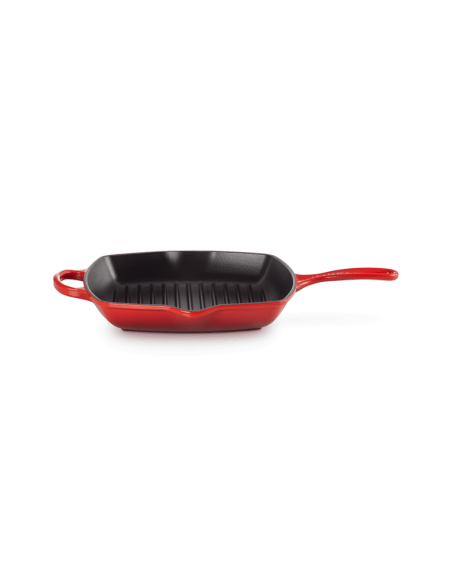 Skillet Carré En Fonte Emaillée 26cm Cerise