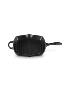 Skillet Carré En Fonte Emaillée 26cm Noir 2