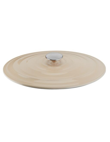 Faitout 34x26cm Fonte Lov Beige