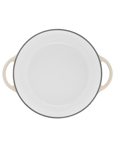 Faitout 29cm Fonte Lov Beige