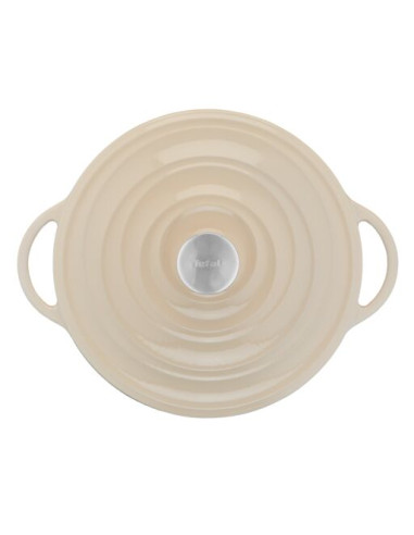 Faitout 29cm Fonte Lov Beige