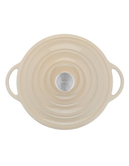 Faitout 29cm Fonte Lov Beige