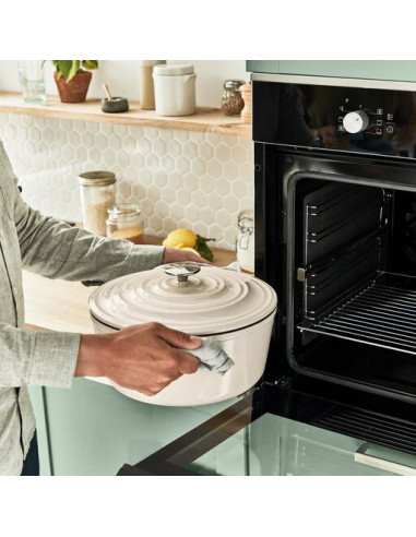 Faitout 29cm Fonte Lov Beige