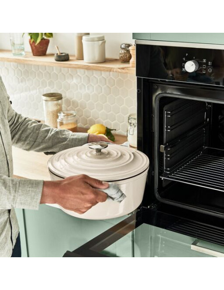 Faitout 29cm Fonte Lov Beige