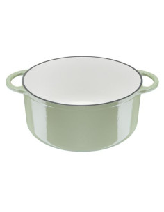 Faitout 25cm Fonte Lov Vert Lichen 2