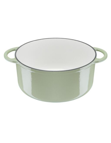 Faitout 25cm Fonte Lov Vert Lichen