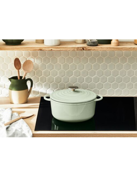 Faitout 25cm Fonte Lov Vert Lichen