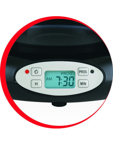 Cafetière Principio Program 10 à 15 tasses Noir