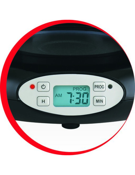 Cafetière Principio Program 10 à 15 tasses Noir