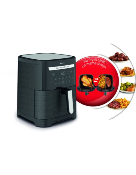 Friteuse Sans Huile Easy Fry & Grill XXL Noir