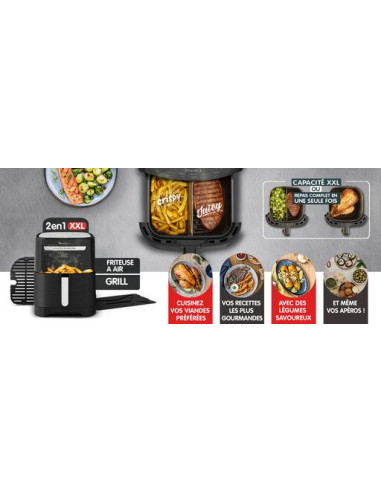 Friteuse Sans Huile Easy Fry & Grill XXL Noir