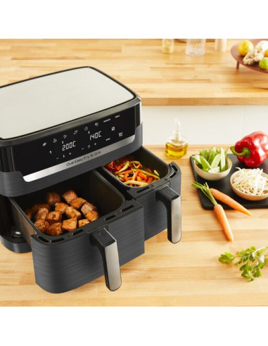 Friteuse sans huile Dual Easy Fry & Grill