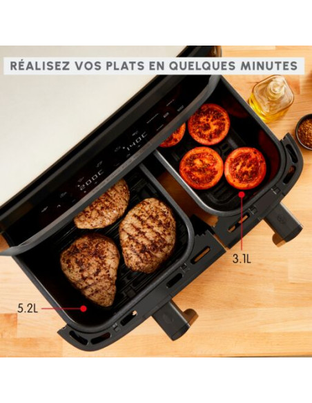 Friteuse sans huile Dual Easy Fry & Grill