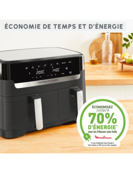 Friteuse sans huile Dual Easy Fry & Grill