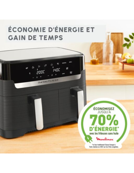 Friteuse sans huile Dual Easy Fry & Grill