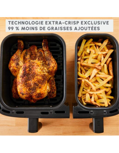 Friteuse sans huile Dual Easy Fry & Grill