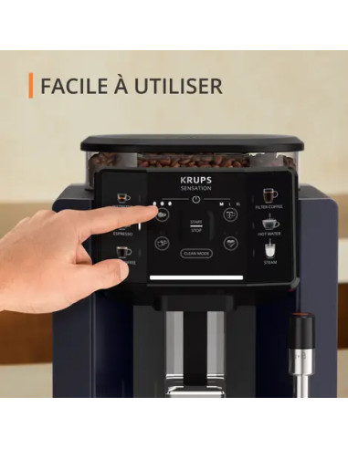 Sensation C50 Machine à café à grains noir