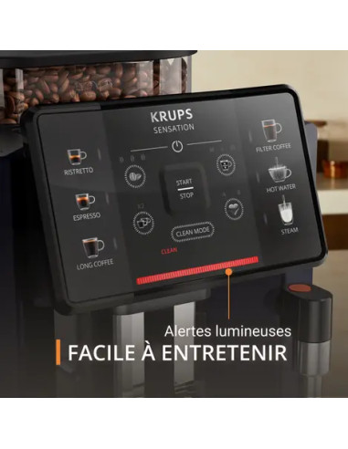 Sensation C50 Machine à café à grains noir