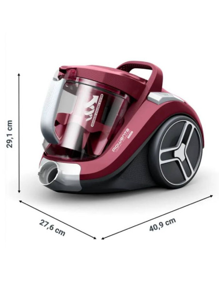 Aspirateur Sans Sac ROWENTA Compact Power XXL 900W Rouge