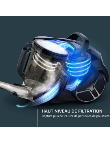 Aspirateur Sans Sac ROWENTA Compact Power XXL 900W Rouge