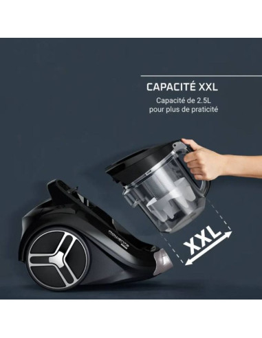 Aspirateur Sans Sac ROWENTA Compact Power XXL 900W Rouge