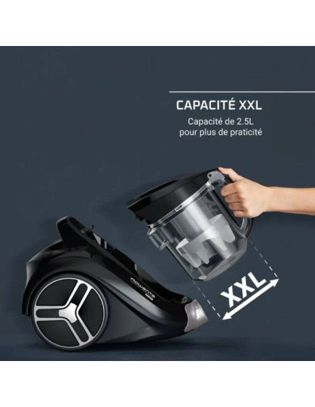 Aspirateur Sans Sac ROWENTA Compact Power XXL 900W Rouge