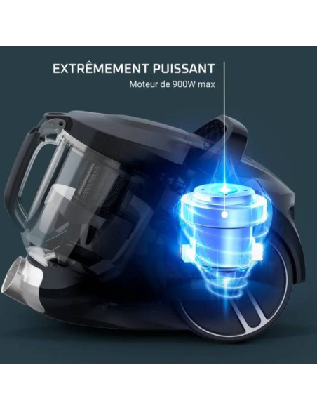 Aspirateur Sans Sac ROWENTA Compact Power XXL 900W Rouge