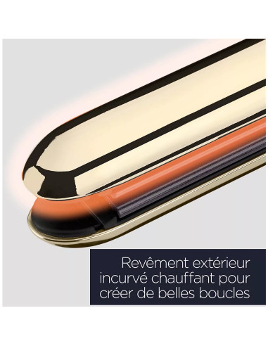 Lisseur Cheveux Black Onyx 2 en 1