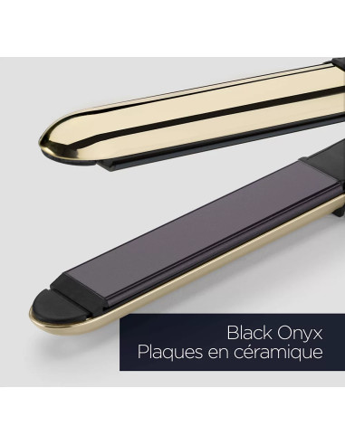 Lisseur Cheveux Black Onyx 2 en 1
