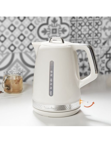 Bouilloire Soleil Ivoire 2400W 1.7L Beige