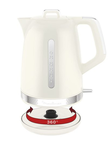Bouilloire Soleil Ivoire 2400W 1.7L Beige