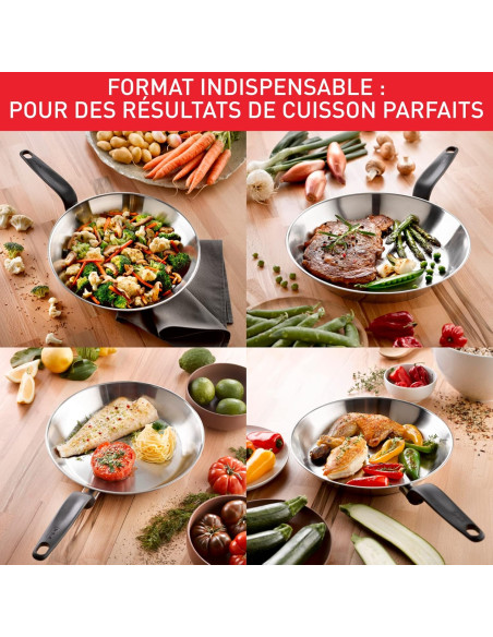 Poêle Inox 28cm Primary